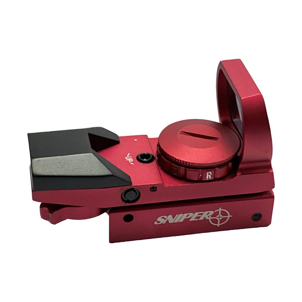 Sniper RD22F(RED) Red Dot Red and Green Reflex Sight with 4 