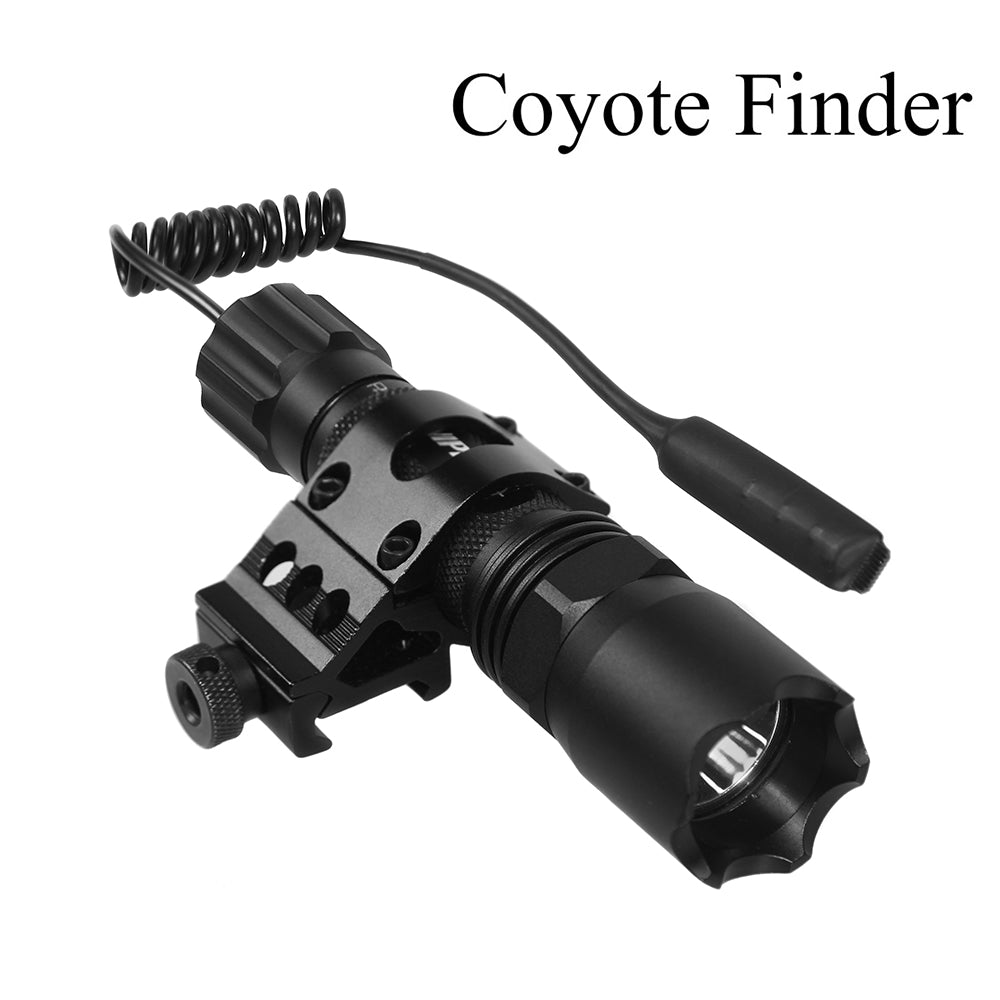 Coyote Finder 1000 Lumen Tactical Rail Mounted Flashlight With Pressur Texas Precision Optics Inc 0015