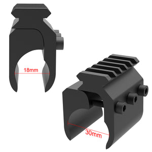 BR005 Barrel Mount with Picatinny Rail for Laser Flashlight 20GA Shotgun