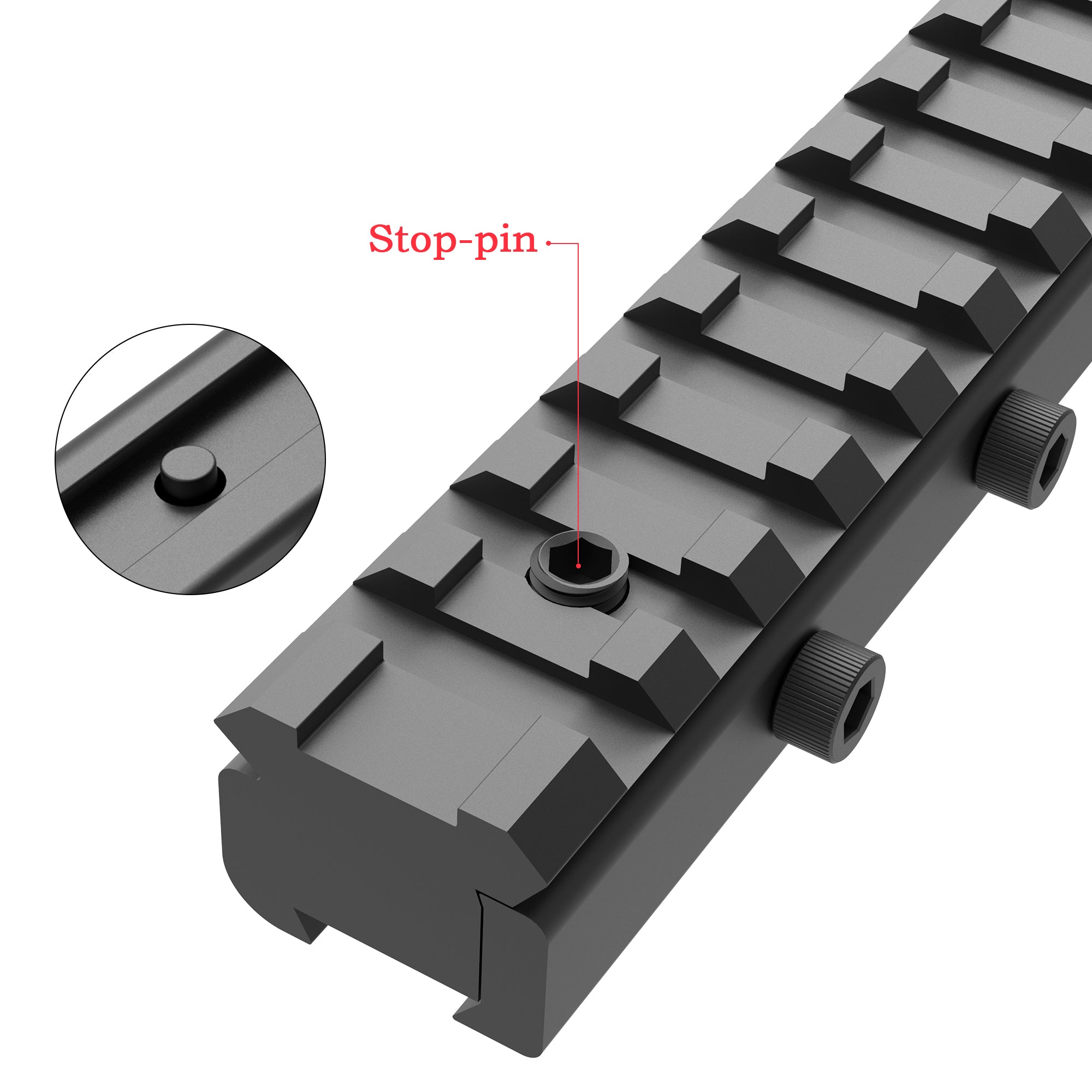 Sniper Dovetail 3/8 11mm 9mm 15mm to Picatinny 7/8 21mm Rail Mount  Adapter, Matte black - Yahoo Shopping