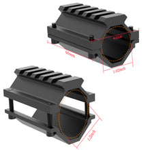 Load image into Gallery viewer, BM100-120/5 Scope Barrel Mount for Barrel Diameters 1&quot; to 1.2&quot; w/Weaver Picatinny Rail