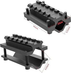 BM050-084/5 Scope Barrel Mount for Barrel Diameters 0.5" to 0.84" w/Weaver Picatinny Rail