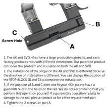 Load image into Gallery viewer, TPO AK Side Mount AK Accessory w/ M-Lok Base