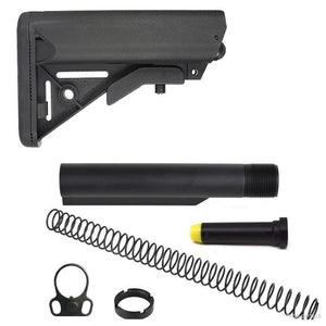 ST004 AR15 SOPMOD Buttstock with Complete Mil Spec Buffer Tube Kits