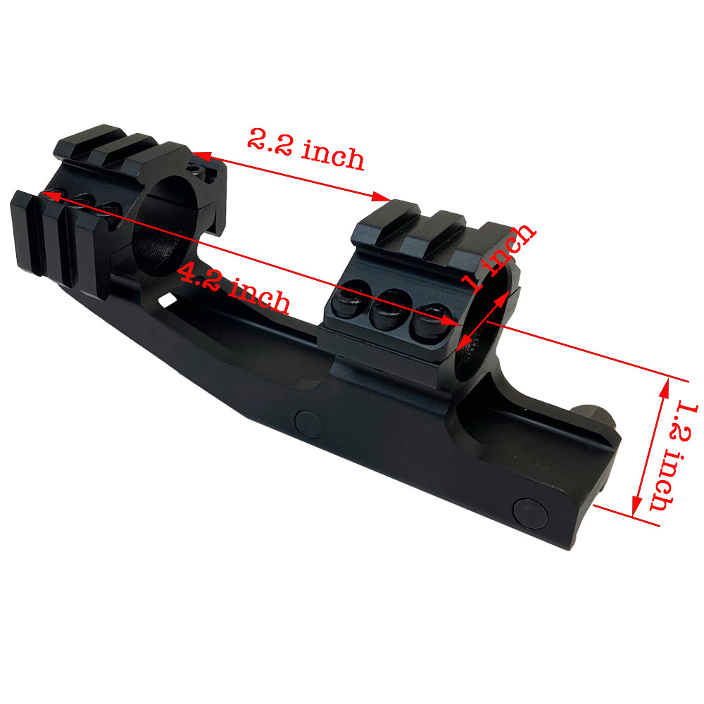 Rifle Scope Mount Rings 30mm Cantilever for 20mm Picatinny Rail