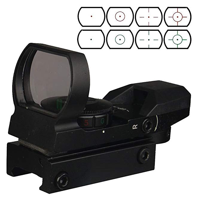 Sniper RD22F Red Dot Red and Green Reflex Sight with 4 Reticles – Texas ...