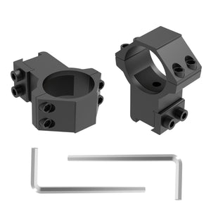 TPO AG30-H138 30mm Diameter Scope Mount, 1.38 Inch Height Airsoft Dovetail Scope Rings, for 11mm Dovetail Rails