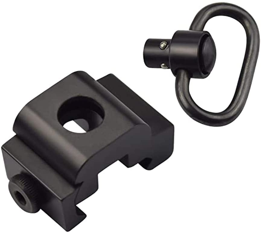 Push Button QD quick release sling swivel mount Set for Picatinny Rail ...