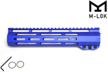 Load image into Gallery viewer, 10&#39;&#39; Blue M-LOK Free Float Handguard Rail Ultra Lightweight for AR15