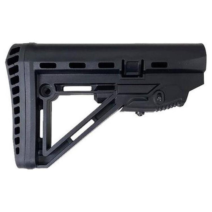 AR15 6-Position Adjustable Carbine Stock with Butt Pad - RUBBER BUTTPAD